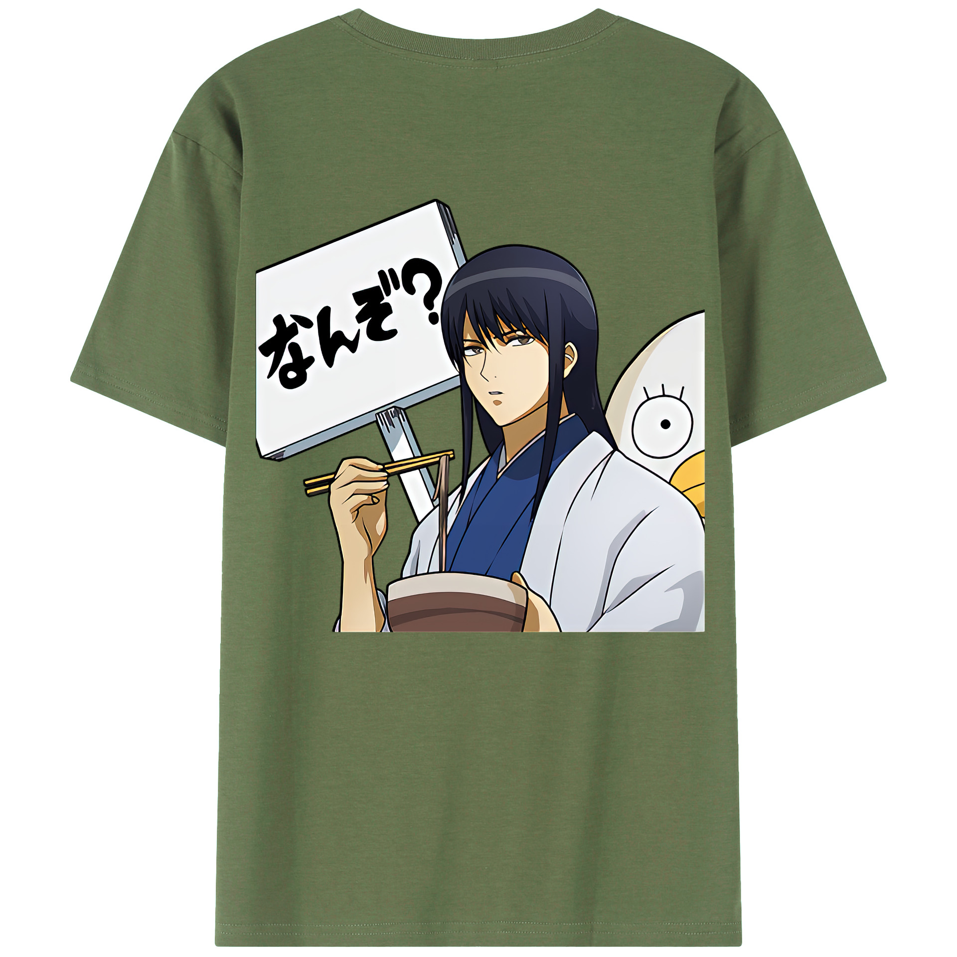 （画像用） ぎんたま 坂田銀時（さかたぎんとき） 神楽 志村新八（しむら しんぱち） GINTAMA Sakata Gintoki Kagura Shimura Shinpachi 綿100％ メンズ半袖Tシャツ（バックプリント） 通気性